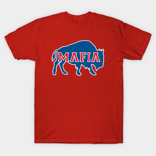 Bills Mafia IV - Vintage Retro Football Fan T-Shirt by lemonpepper